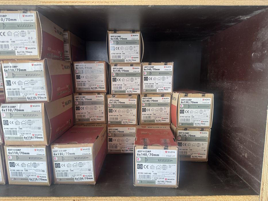 Wkręty wurth 4x30 do 6x220