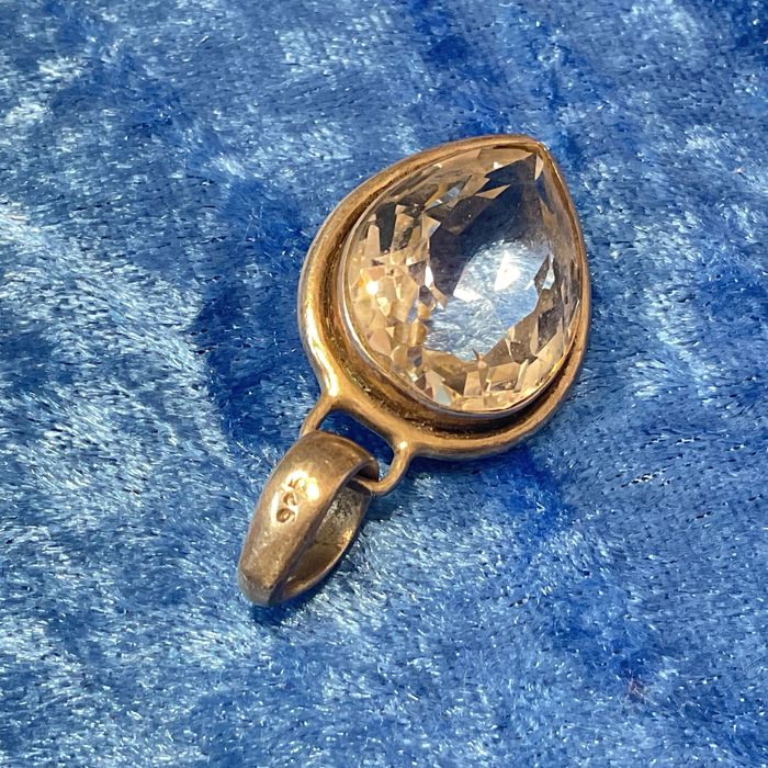 Pendente prata inglesa vintage