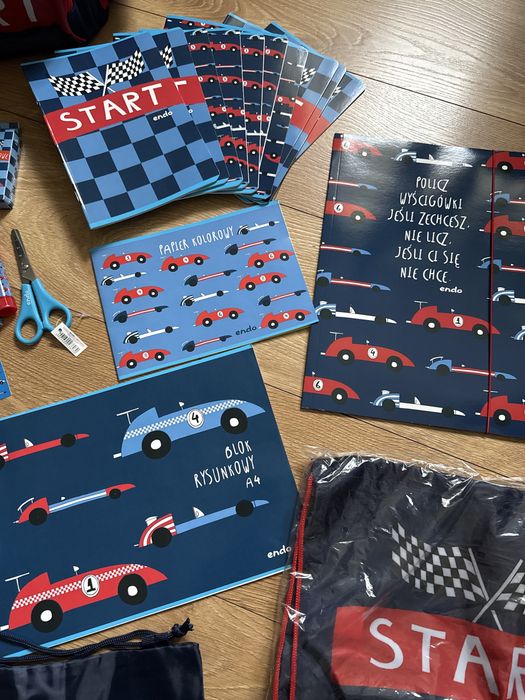 Tornister plecak Endo z bogatym wyposażeniem dla chłopca