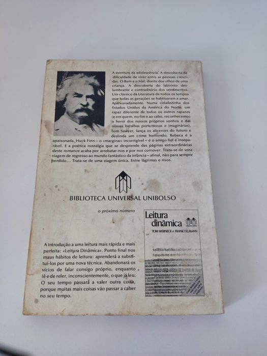 Livro Aventuras de Tom Sawyer de Mark Twain