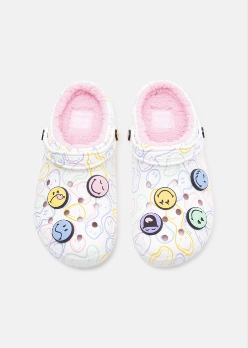 Crocs Smiley Classic – klapki / chodaki unisex | Multi-colour