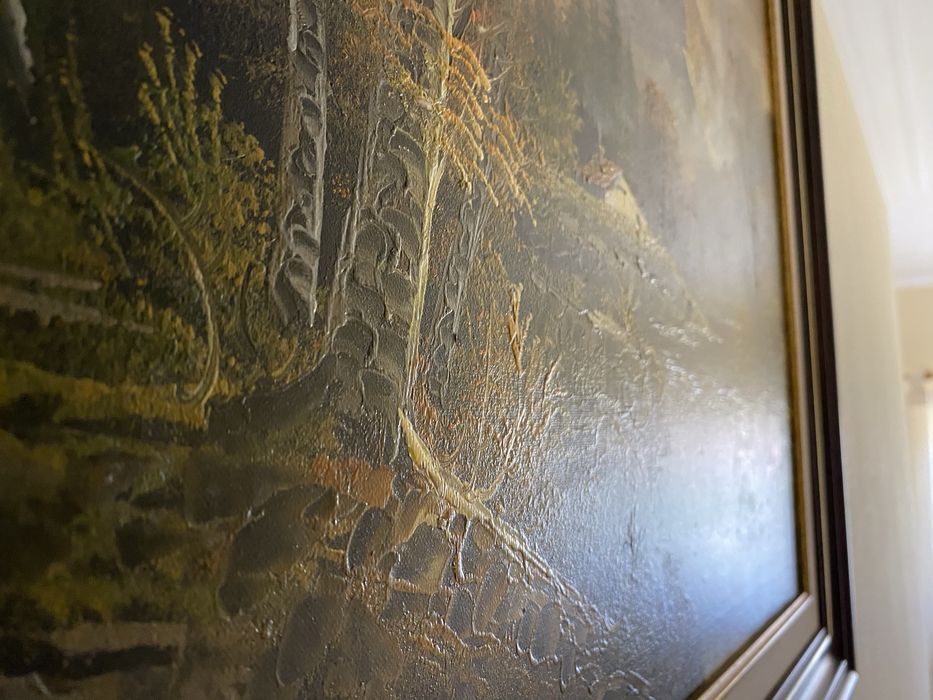 Quadro pintado em tela