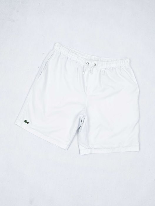 LAcoste białe spodenki M