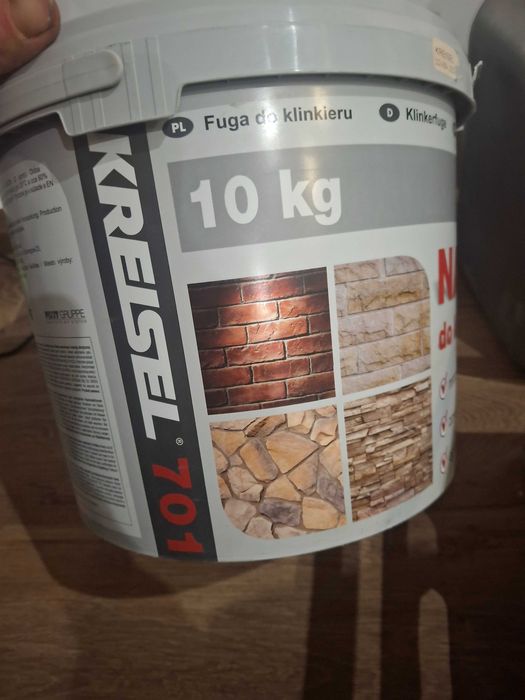 Fuga do klinkieru 701 Biała 10 kg Kreisel
