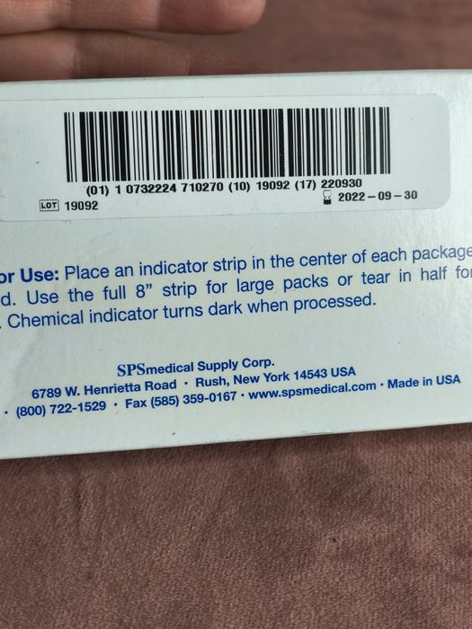 Paski testowe do autoklawu 31