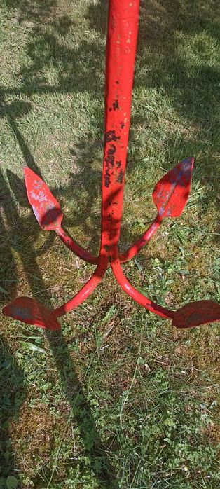 Kotwica stalowa statków z łańcuchem na szeklach