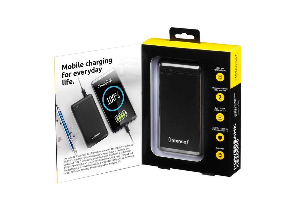 Powerbank Intenso XS20000 20000mAh Li-Polimer czarny