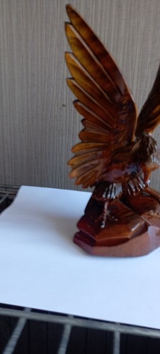 Статуэтка Орёл резной деревянный СССР