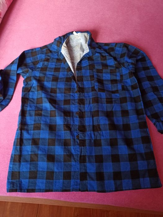 Koszula męska w kratkę, techniczna, 42/182.