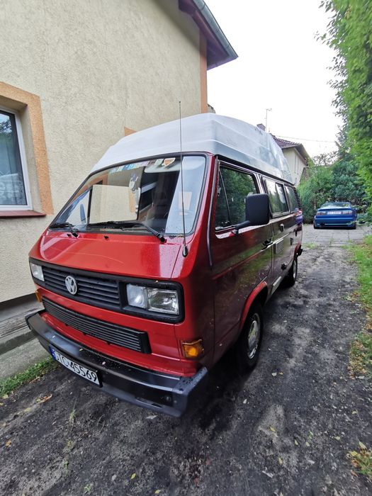 VW T3 Reimo Kamper 1988 oryginalny lakier 165tys km 1.9 Turbo Diesel skrzynia 5b klasyk