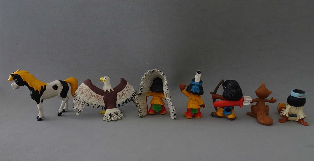 Coleção completa em PVC Yakari