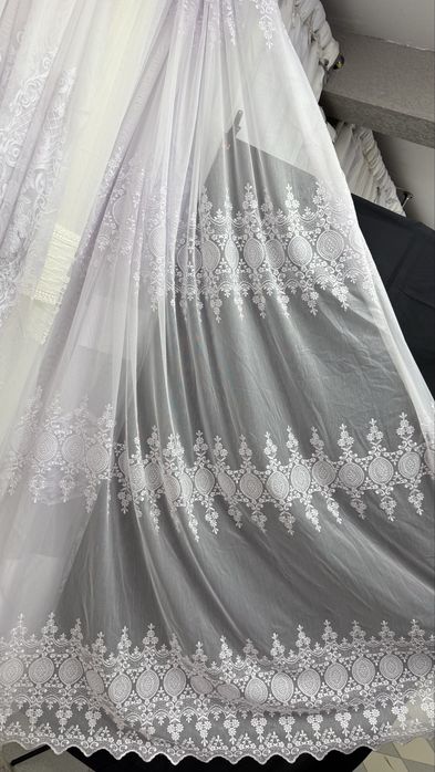 Тюль бамбук тюлі штори бархат блекаут пошив опт