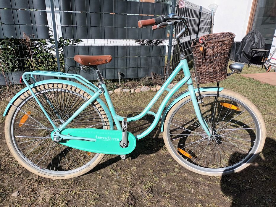 Stylowy rower miejski Arwen Dutch | Koła 28" | Rama 18" | Koszyk rok