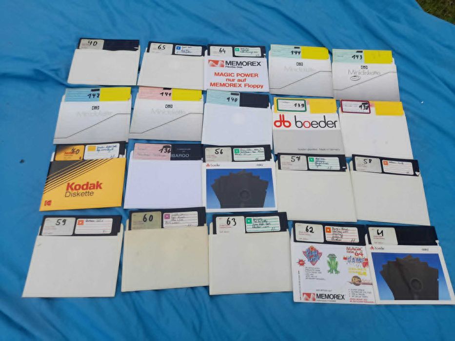 41 Dyskietek Commodore 5,25