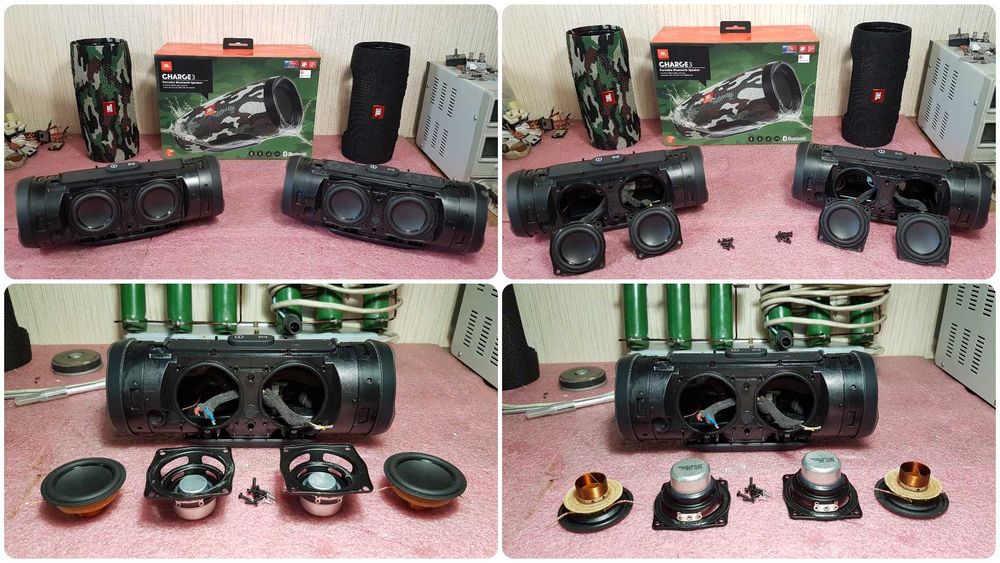 Ремонт колонок JBL Charge 3, 4, 5, Xtreme 2, 3, Boombox 2, 3, Partybox ...