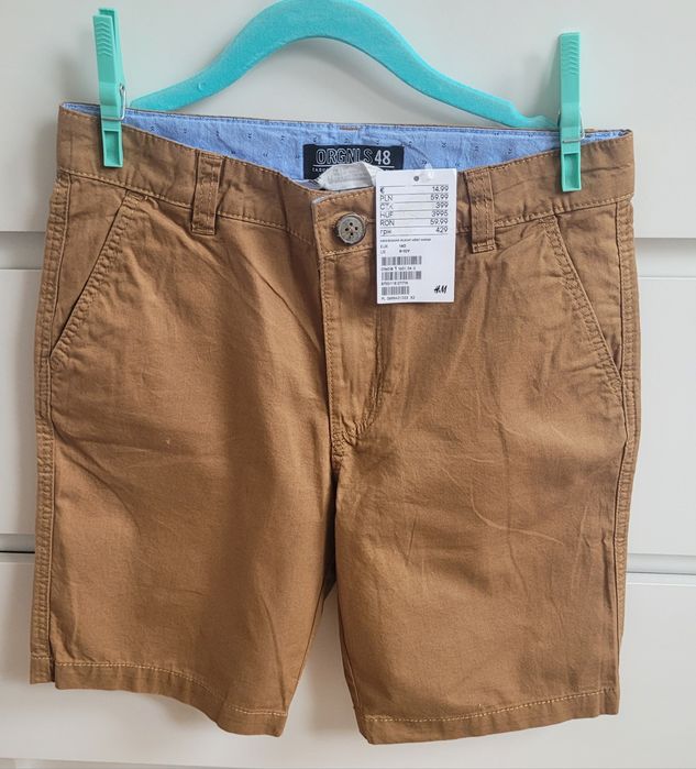 Nowe eleganckie spodenki H&M r.140