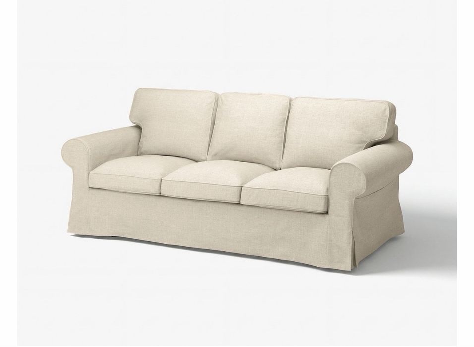 Ikea Ektorp pokrycie sofy 3 osobowej kilanda jasnobrżowy