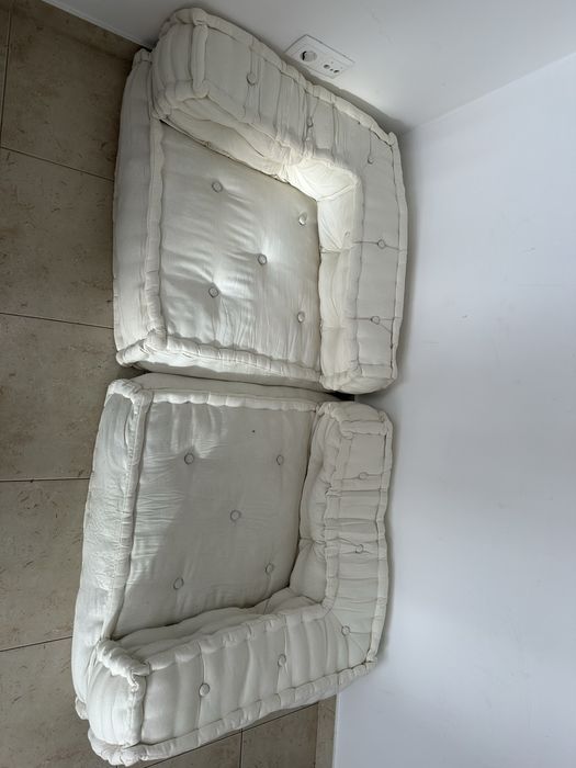 Sofá de chão almofada puff VidaXL