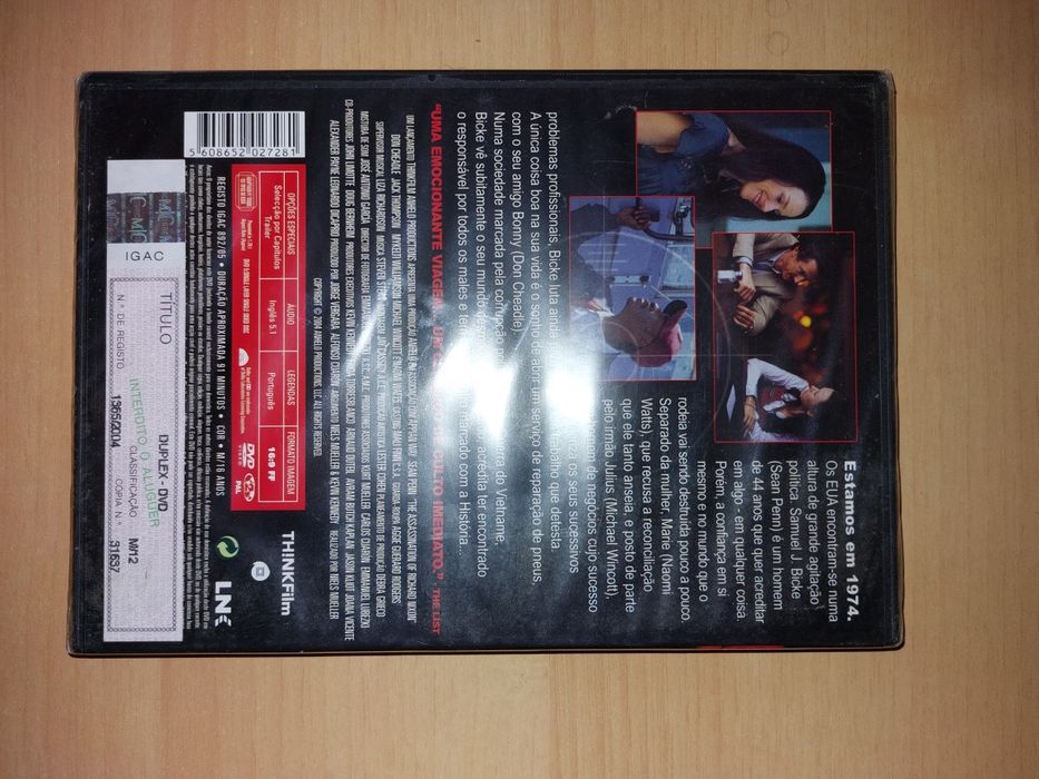 NOVO e SELADO DVD " O Assassínio de Richard Nixon" 2004