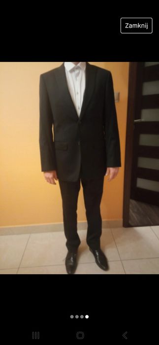 Garnitur PAWO 182cm czarny