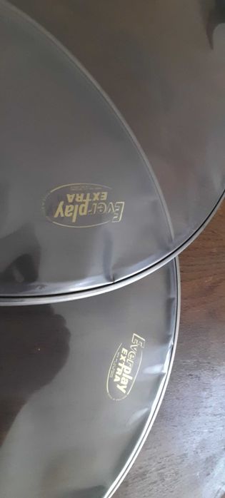 Membrana  naciąg do perkusji  Everplay Extra 14'' 4 dwa białe i dwa przezroczyste