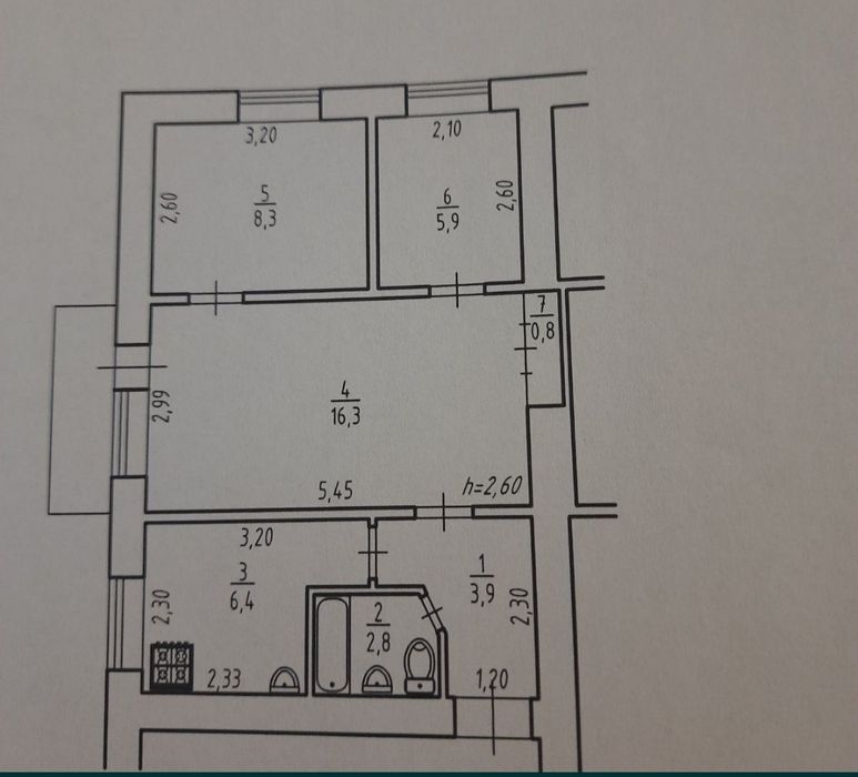 Продаж 3-х кім.квартири