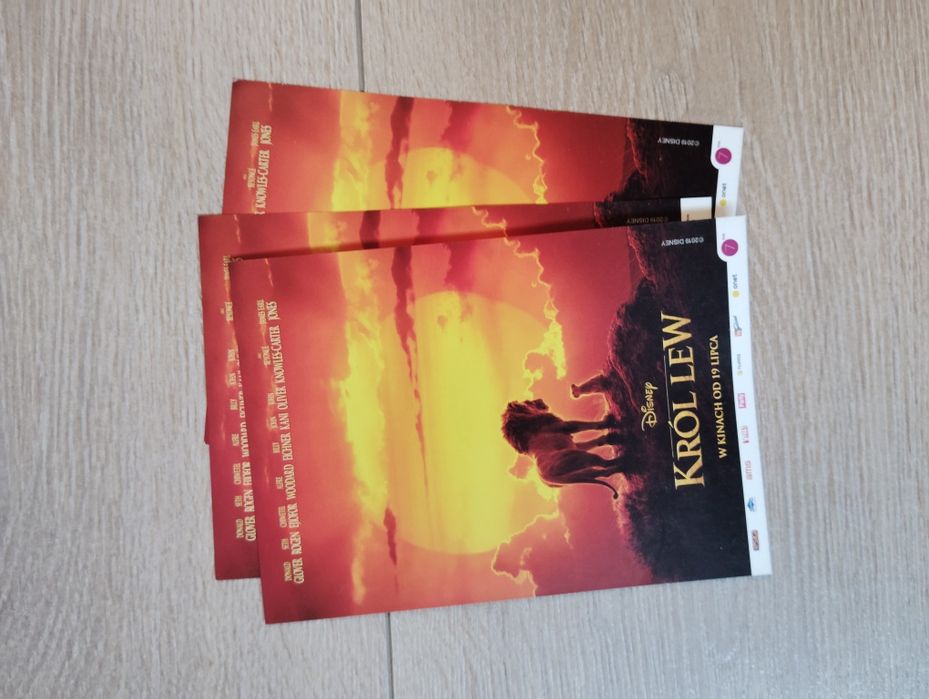 Ulotki filmowe Król Lew
