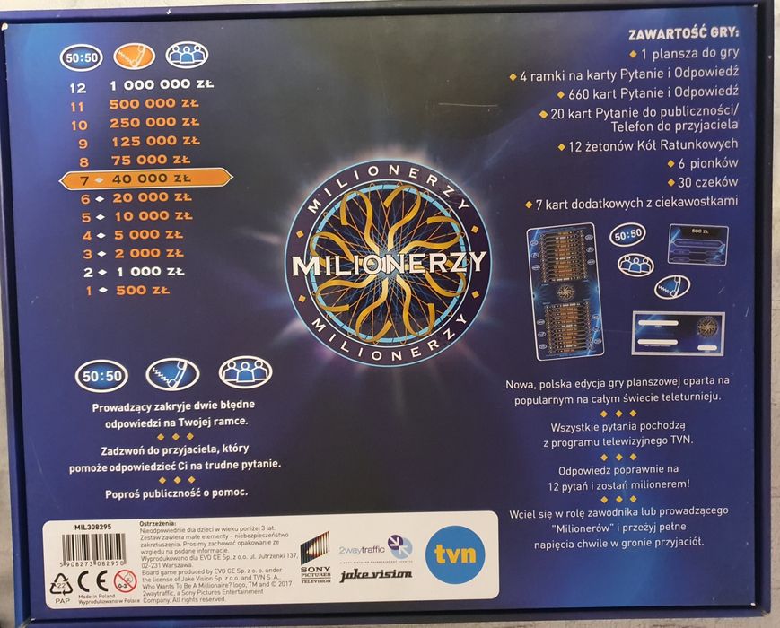 Gra planszowa milionerzy