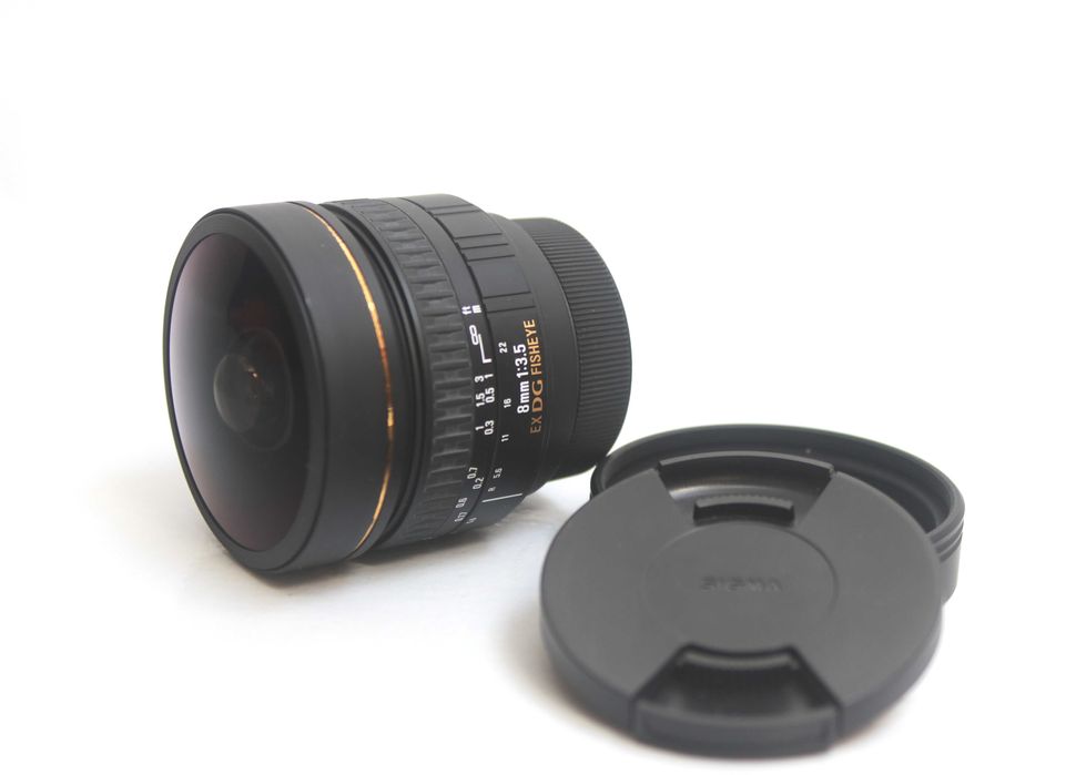 Lente Sigma 8mm Fisheye para Nikon em muito bom estado