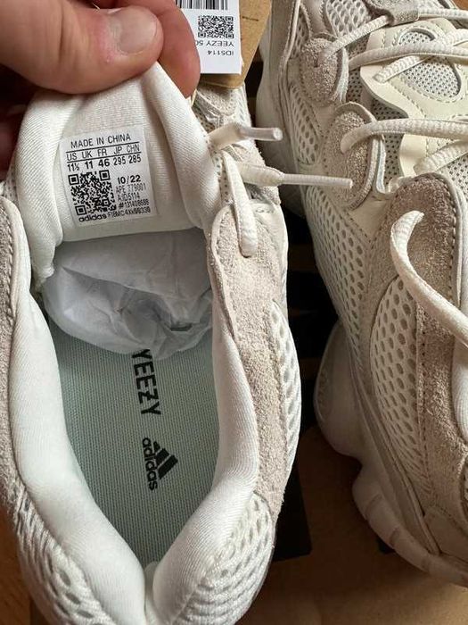 Buty Adidas Yeezy boost Yeezy 500 bone white 46