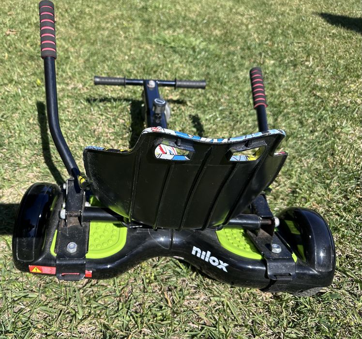 Hoverboard Nilox DOC 6.5 + Hoverkart SmartGyro | Preto/verde