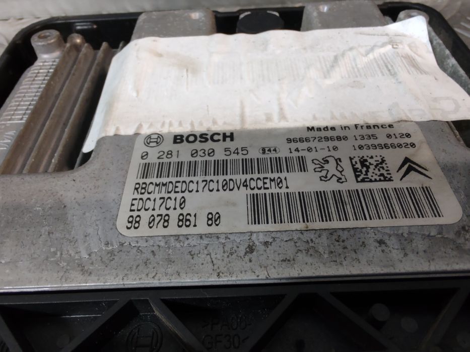 Centralina Motor 208 Bosch EDC17C10 1.4 Hdi 0.281.030.545 Peugeot Citr