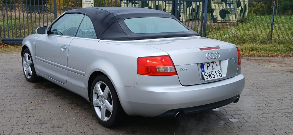 AUDI A4 2004r 1.8 T Cabrio Tanio