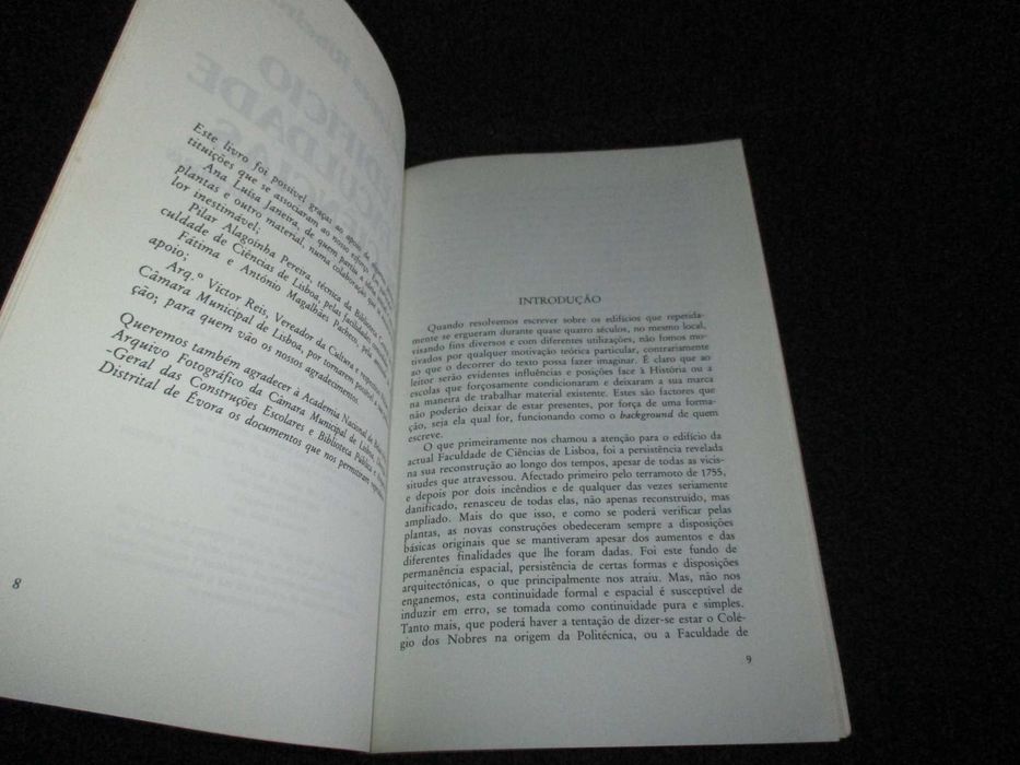 Livro O Edifício da Faculdade de Ciências José Lopes Ribeiro