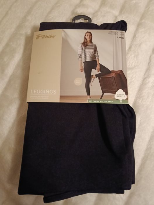 Grube porządne nowe legginsy Tchibo duże  44/46