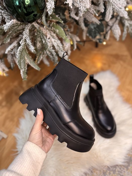 Челсі, зимові ботінки, черевики, чоботи з хутром