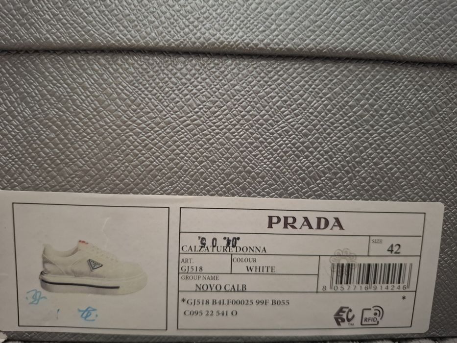 Кросівки Prada calza ture donna