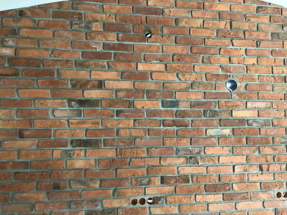 Płytki ceglane, Płytki z cegły rozbiórkowej*MONTAŻ