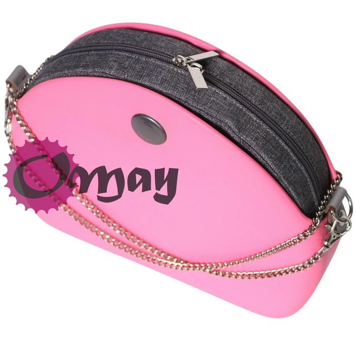 Szary organizer do OBAG MOON LIGHT len 2 kieszenie wkład OMAY