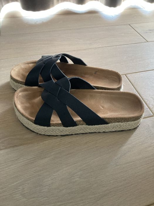 Klapki espadryle roz. 39