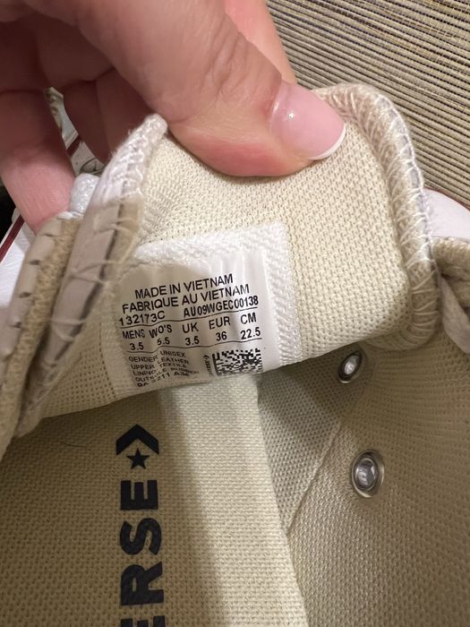 Oryginalne trampki Converse AllStar skórzane białe 36 Unisex