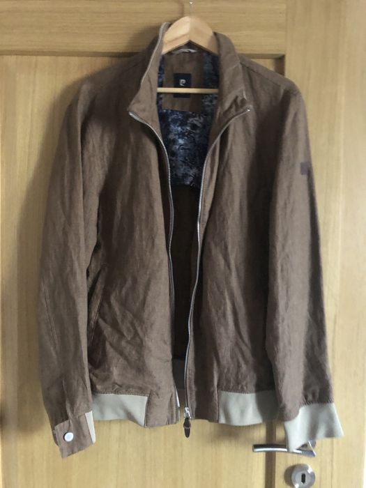 Kurtka męska wiosenna len Pierre Cardin nowa