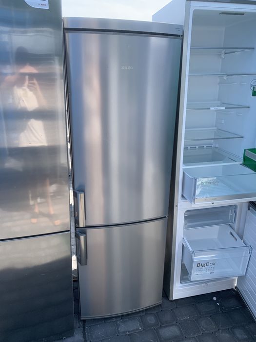 Lodówko zamrażarka AEG 180cm INOX [gwarancja/dowóz]