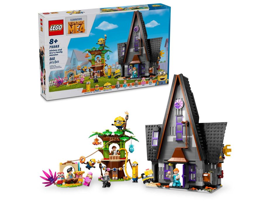 LEGO 75583 Minions - Rodzinna rezydencja Gru i minionków Nowy MISB
