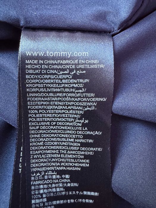 Granatowa sukienka Tommy Hilfiger 36