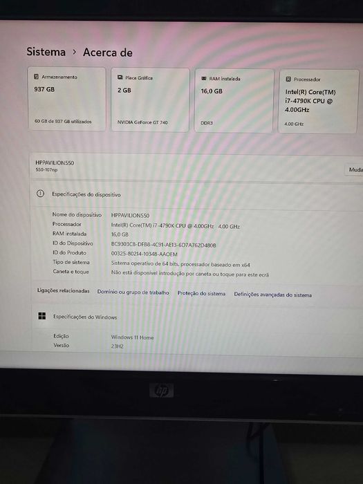 HP Pavilion 550-107np Desktop Computer – Like New64738737065345123