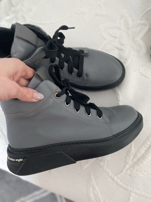 Шкіряні ботінки весна , осінь