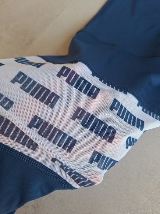 Legginsy sportowe Puma z siatką