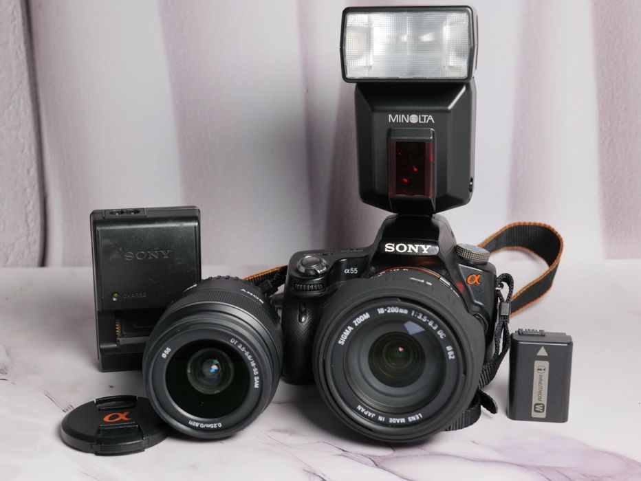 sony slt a55 - купити цифрові фотокамери - Ціна на OLX.ua