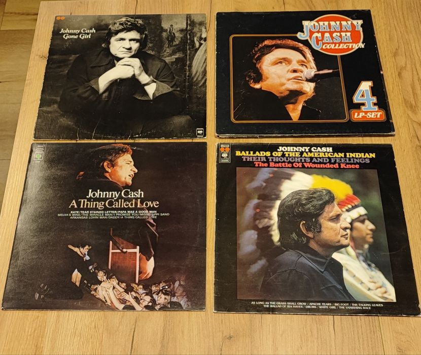 4 płyty winylowe Johnny Cash Collection winyl
